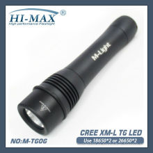 2013 nuevo producto scuba cree xm-l t6 1000lumen linterna impermeable